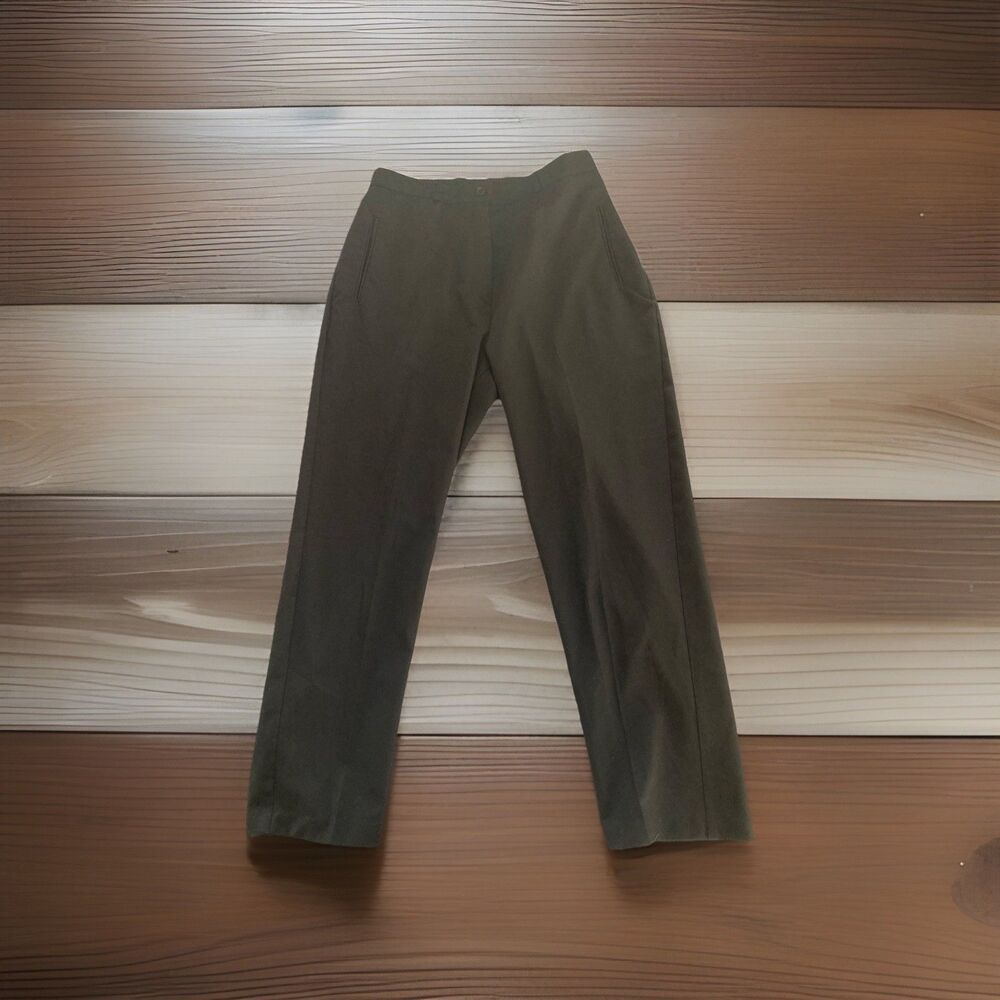 Alia Women’s 12 Black Dress Pants VTG Zip Pockets Elastic Waist Good Condition